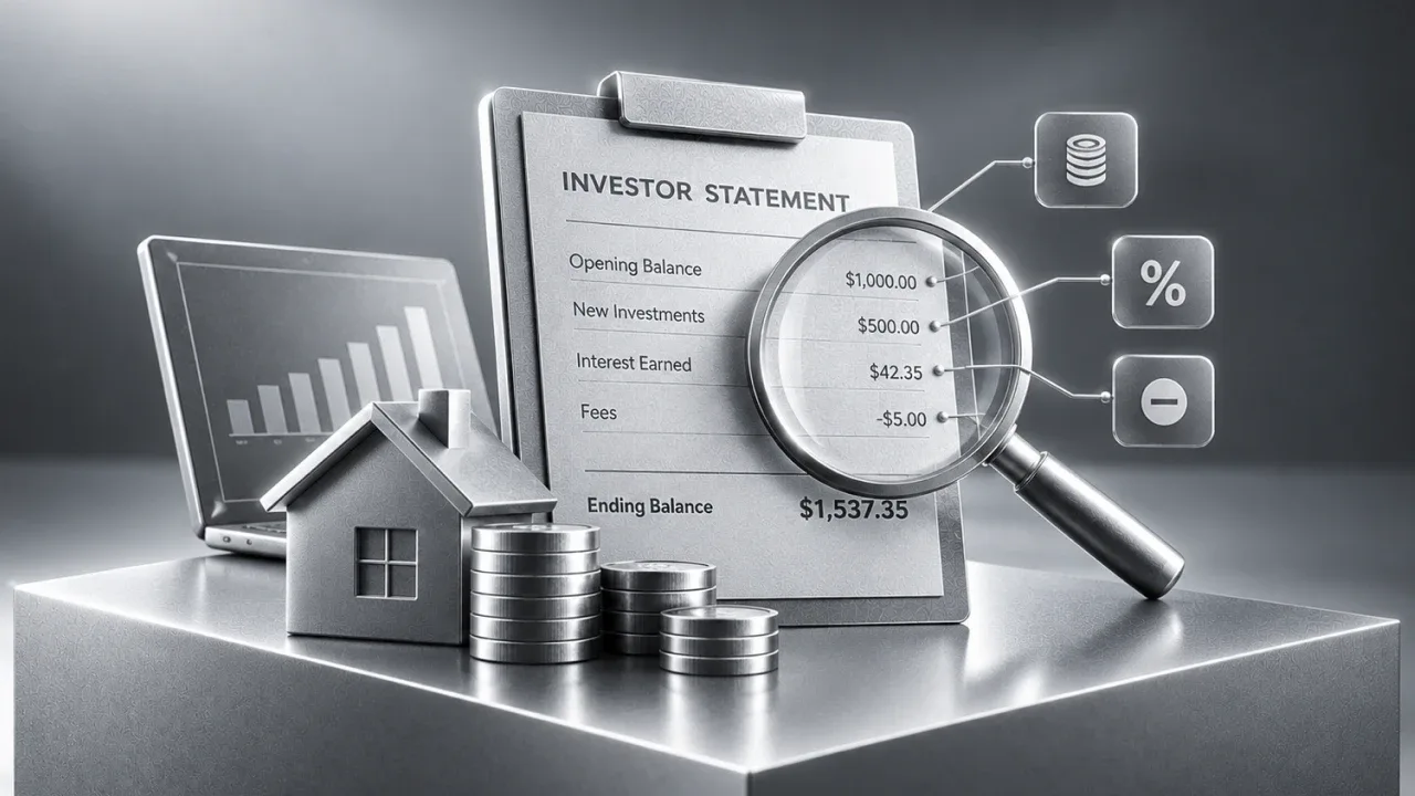 How to Read a Lending Platform Investor Statement Line by Line