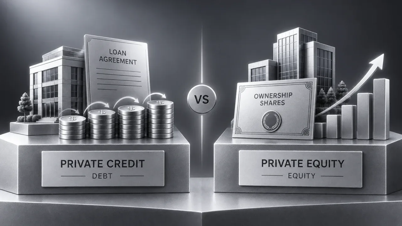 Crédito Privado vs Private Equity: A Diferença entre Dívida e Capital para Investidores