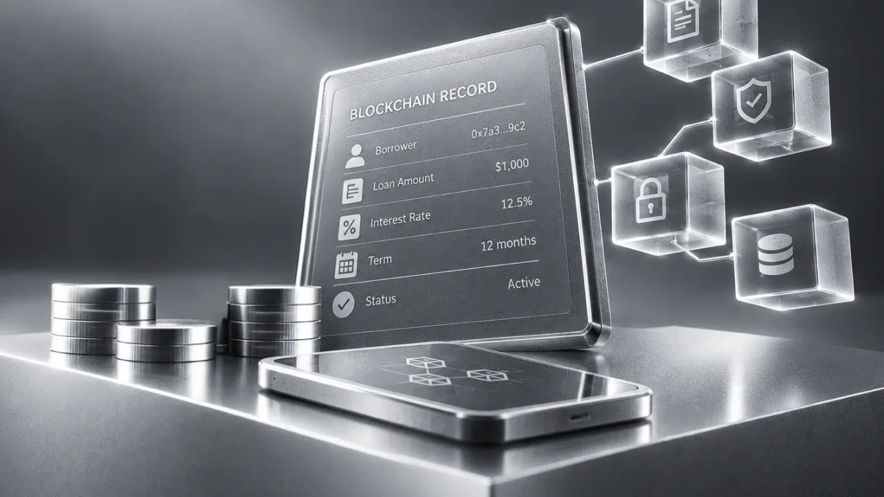 What a Blockchain-Powered Lending Platform Actually Records